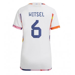 Belgium Axel Witsel #6 Replica Away Stadium Shirt for Women World Cup 2022 Short Sleeve